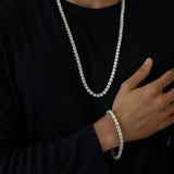 5MM VVS MOISSANITE TENNIS CHAIN – AUTHORITY COLLECTION
