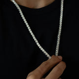 6MM VVS MOISSANITE TENNIS CHAIN – DOMINATION COLLECTION